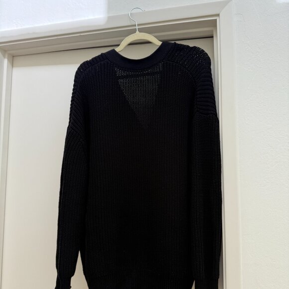 Jenni Kayne Cocoon Cardigan - Black Cotton S - Picture 2 of 5